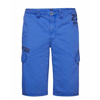 CAMP DAVID Bermudas mit Cargo Taschen in Blau für 33,96€ (statt 49€)