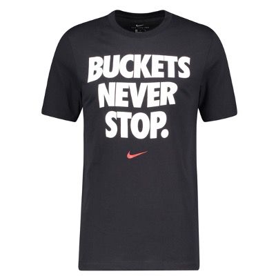 Nike Herren T Shirt BA Dri FIT Buckets Never Stop Me in S bis 2XL für 16,70€ (statt 25€)