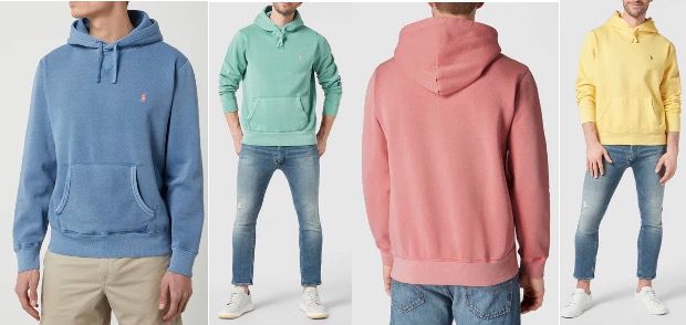 Polo Ralph Lauren Hoodie mit Label Stitching in verschiedenen Farben für 84,99€ (statt 149€)