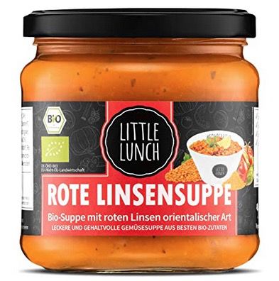 Little Lunch 5 für 4 Aktion bei Amazon – z.B. 5x Bio Suppe Rote Linse für 11,21€ (statt 15€)