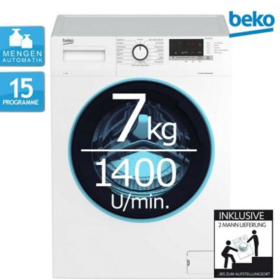 Beko WML71434EDR1 Waschmaschine (ProSmart Inverter, 7 KG) für 260,91€ (statt 295€)