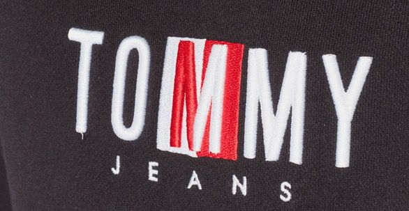 Tommy Jeans Sweatshirt Timeless in Schwarz für 29,99€ (statt 60€)