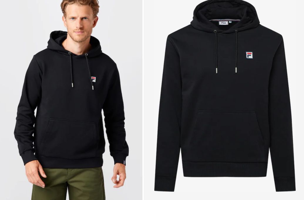 Fila Herren Sweatshirt Savva in Schwarz für 23,72€ (statt 47€)   S, M & L