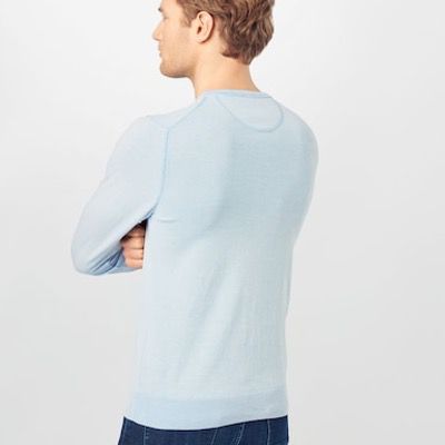 BRAX Herren Pullover in Hellblau für 29,90€ (statt 70€)