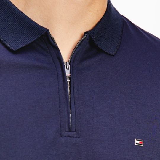 TOP! Tommy Hilfiger Interlock Poloshirt mit Reißverschluss für 47,94€ (statt 80€)