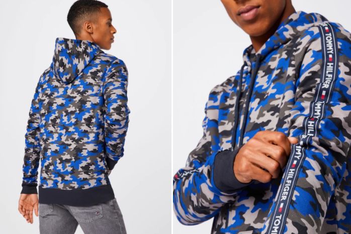 Tommy Hilfiger Camouflage Hoodie mit Reißverschluss für 24,21€ (statt 90€)   nur Größe M