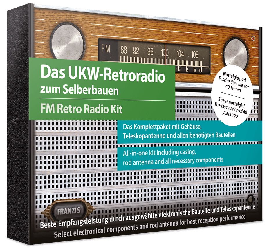 UKW Retroradio zum Selberbauen für 12€ (statt 25€)