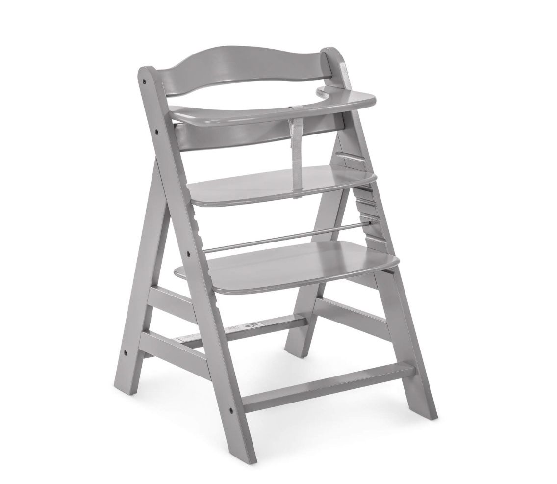 Hauck Alpha+ Hochstuhl in Grau und aus Holz für 59,53€ (statt 69€)