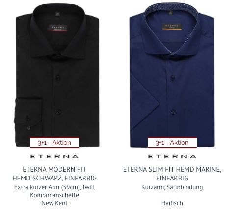 👔 Hemden.de: 4 Hemden zum Preis von 3 kaufen   Olymp, Seidensticker uvm.