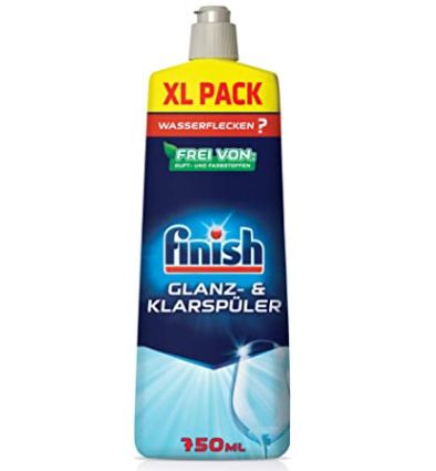 Finish Glanz  & Klarspüler 750ml für 1,44€ (statt 2,29€)   Prime Sparabo