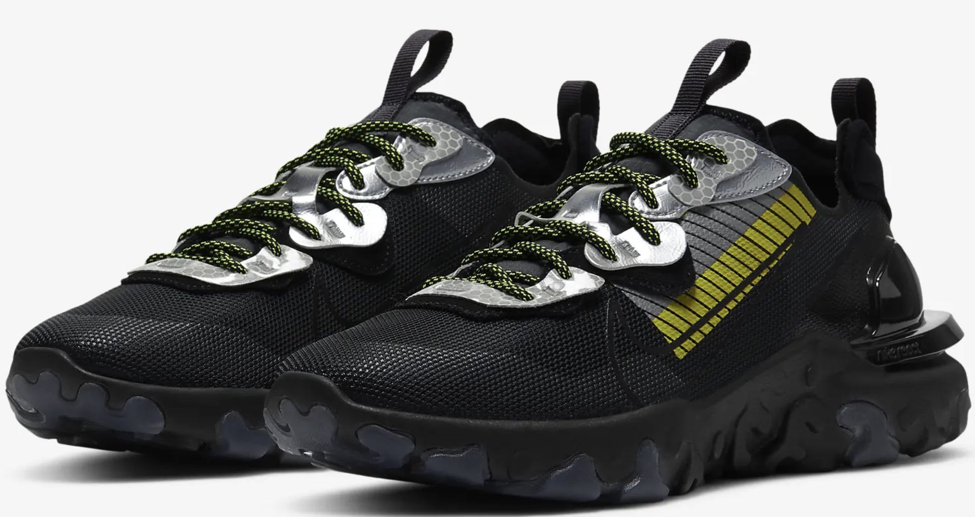 Nike React Vision X 3M Sneaker in Schwarz für 69,99€ (statt 100€)