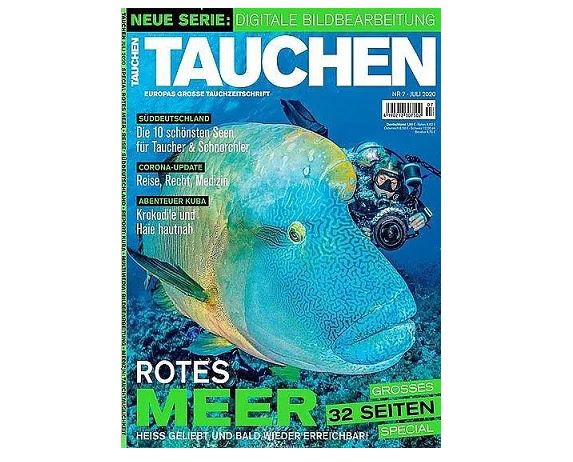 12 Ausgaben vom „Tauchen“ Magazin für 120,40€ + Prämie: bis 115€ Gutschein
