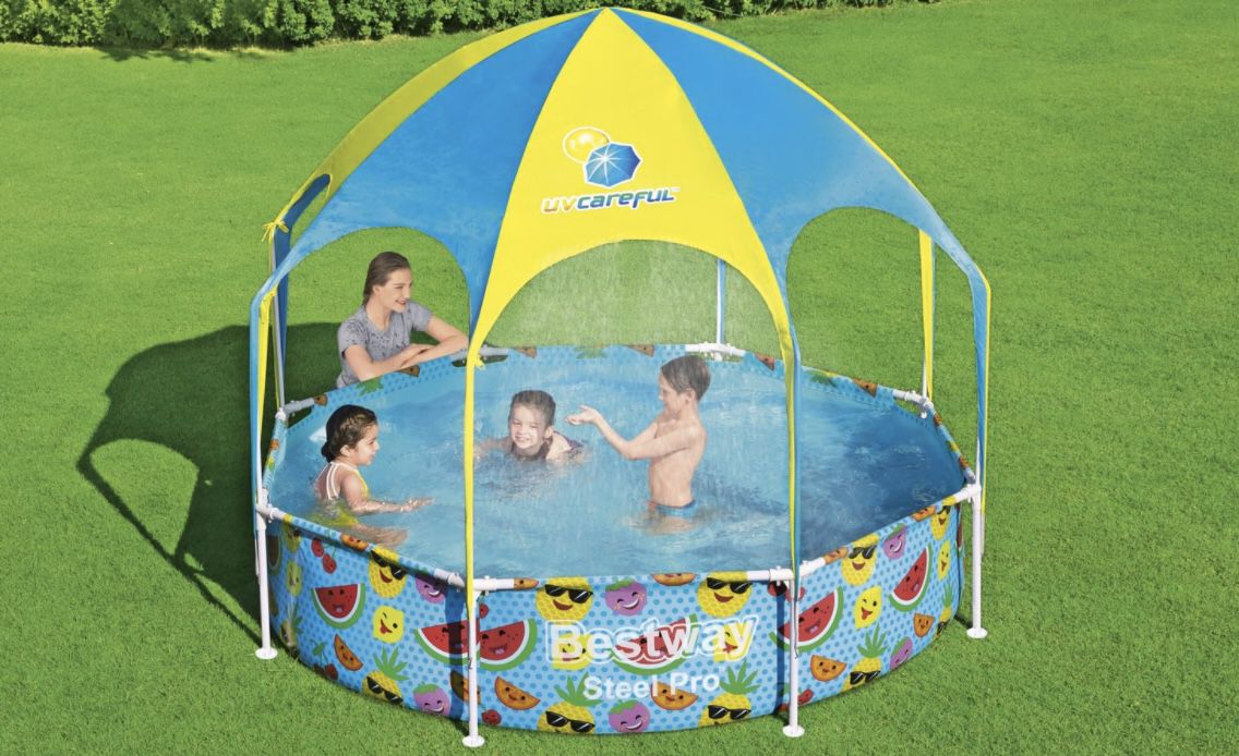 Bestway Kinderpool Splash in Shad 244 x 51 cm für 58,94€ (statt 80€)