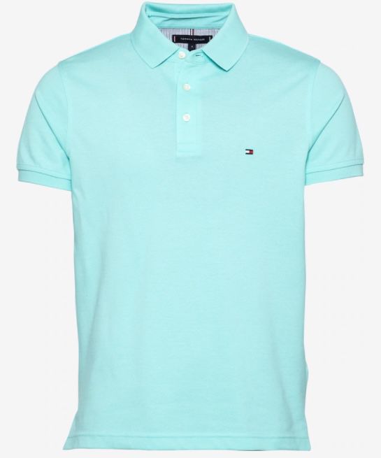 Tommy Hilfiger 1985 Regular Fit Poloshirt in Miami Aqua für 41,94€ (statt 50€)