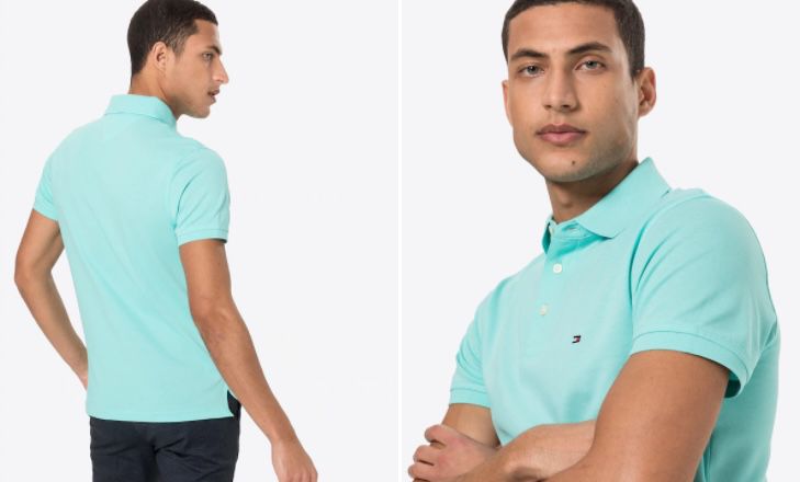 Tommy Hilfiger 1985 Regular Fit Poloshirt in Miami Aqua für 41,94€ (statt 50€)