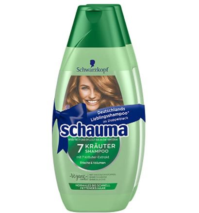 2er Pack Schauma Schwarzkopf Damen Shampoo 7 Kräuter vegan für 1,99€ (statt 4€)   Prime Sparabo