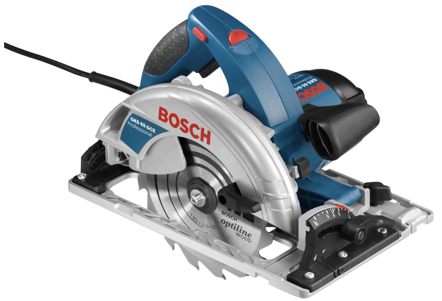 BOSCH Handkreissäge GKS 65 GCE inkl. L BOXX und FSN 1600 Führungsschiene für 272€ (statt 312€)