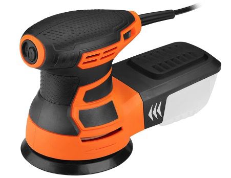 Orbital Sander Exzenterschleifer (350W   13000 RPM   125mm) mit Staubfangbehälter für 24,99€ (statt 50€)