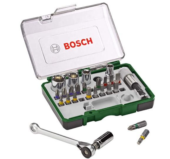 Bosch Mini Ratschen Set 27 tlg. für 12,99€ (statt 19€)