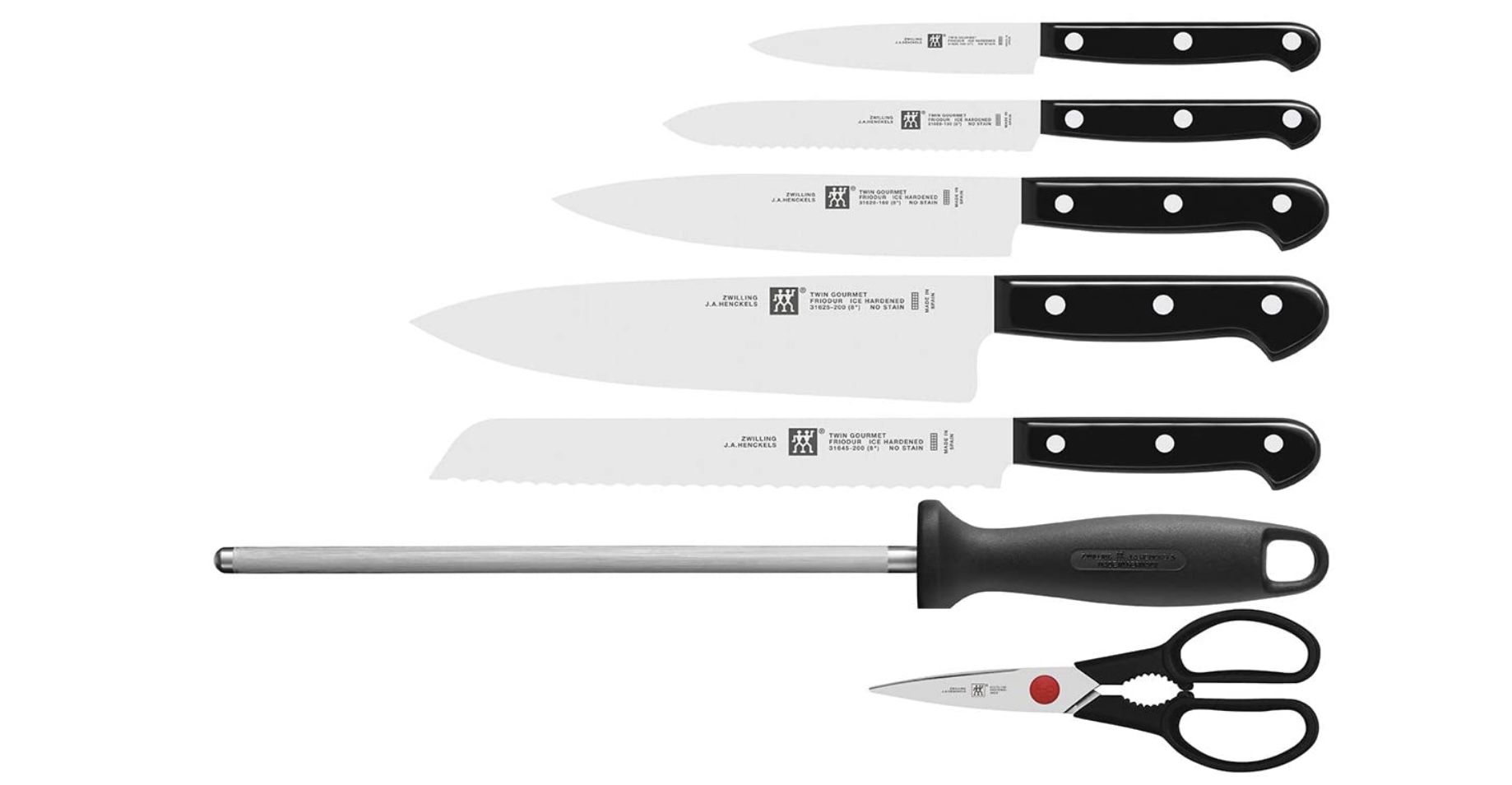 ZWILLING Twin Gourmet Messerblock 8 teilig für 89,99€ (statt 134€)