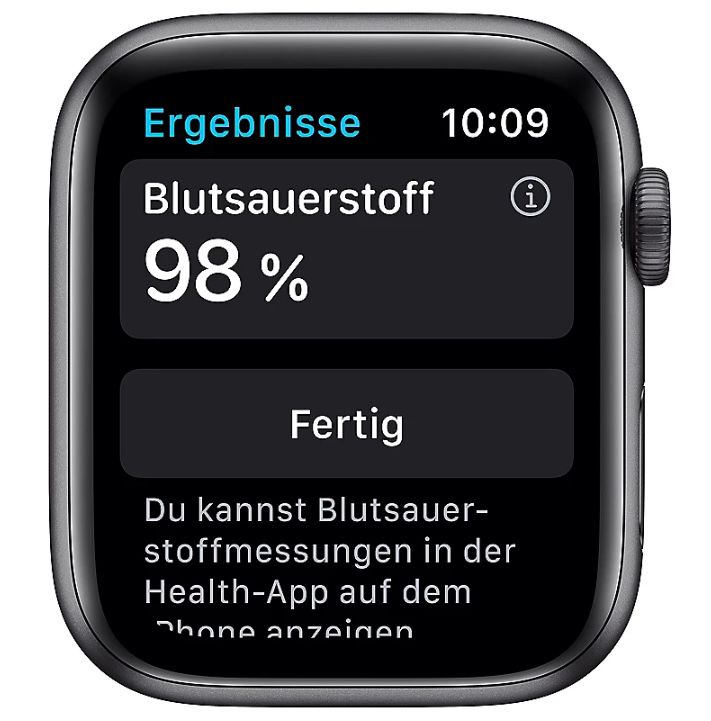 Apple Watch Nike Series 6 GPS 44mm in Space Grau für 373,39€ (statt 422€)