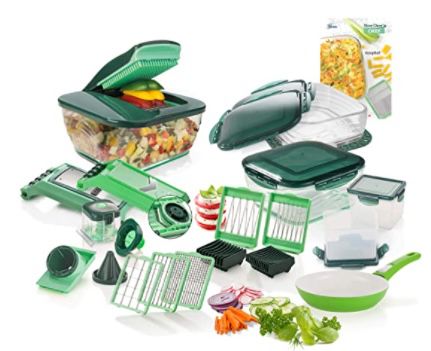 Genius Nicer Dicer Chef Deluxe Set mit 35 Teilen inkl. 20cm Pfanne für 119,95€ (statt 150€)