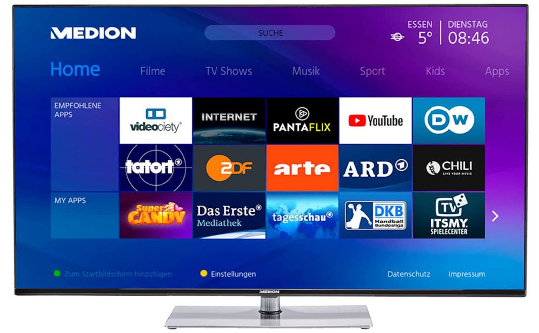 Medion X15061   50 Zoll UHD Fernseher für 329,99€ (statt 430€)