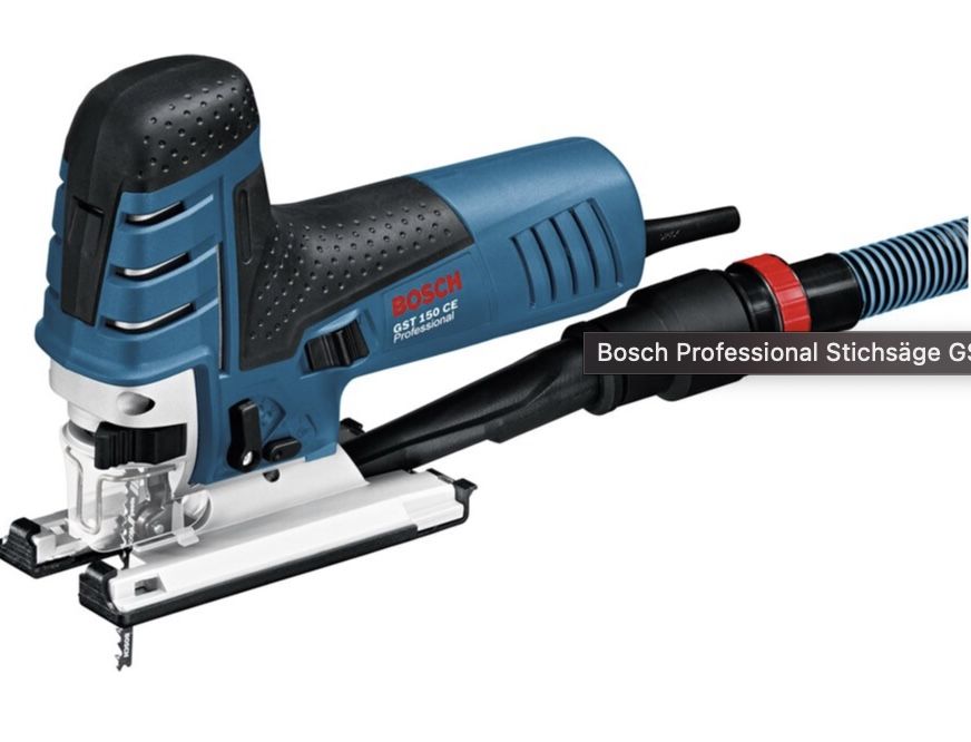 Bosch Professional Stichsäge GST 150 CE ohne Schlauch inkl. Koffer für 135,09€ (statt 160€)