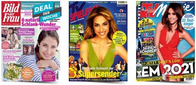 Zeitschriften Abos mit höherer Prämie als Kosten   z.B. 27x Brigitte für 84,92€ + Prämie bis 90€ Gutschein