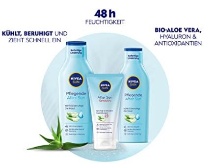 5x Nivea Sun Pflegende After Sun Lotion (je 400ml) für 15,57€ (statt 22€)   Prime Sparabo