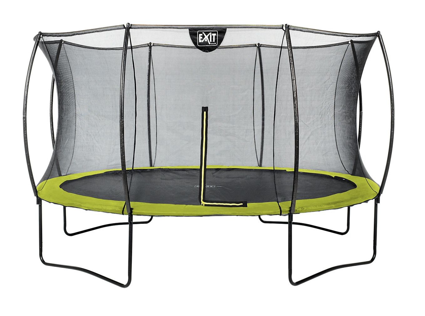 EXIT Trampolin Silhouette 366cm in Grün + Sicherheitsnetz ab 254,39€ (statt 316€)