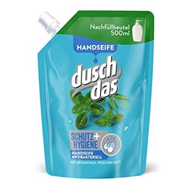 5x Duschdas Nachfüllseife mit antibakteriellem Effekt (je 500 ml) für 5,21€ (statt 9€)   Prime Sparabo