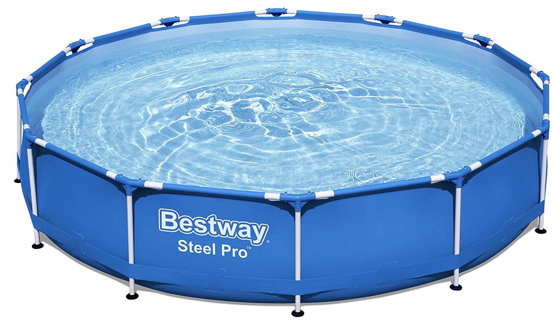 Bestway Steel Pro Frame Pool, 366 x 76 cm mit Pumpe für 67,95€ (statt 95€)