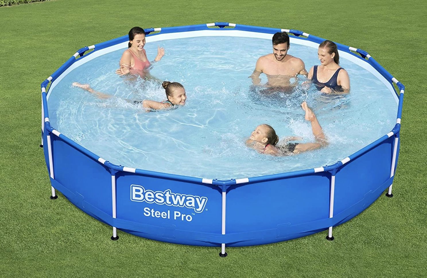 Bestway Steel Pro Frame Pool, 366 x 76 cm, ohne Pumpe für 82,90€ (statt 105€)