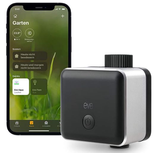 Eve Aqua Smartes Bewässerungssteuerung + Gardena Verteiler für 84,90€ (statt 102€)