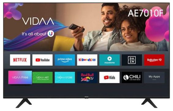 Hisense 58AE7010F   58 Zoll UHD Fernseher für 369€ (statt 429€)