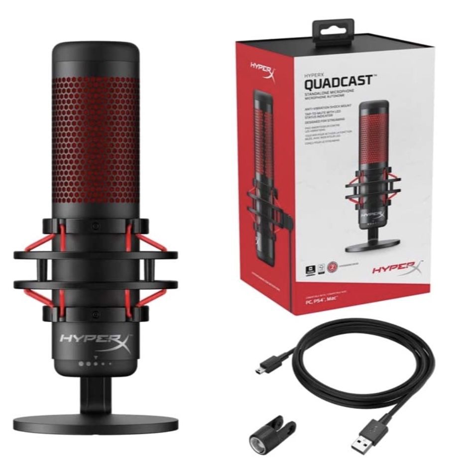 HyperX QuadCast Desktop Mikrofon für 69€ (statt 79€)