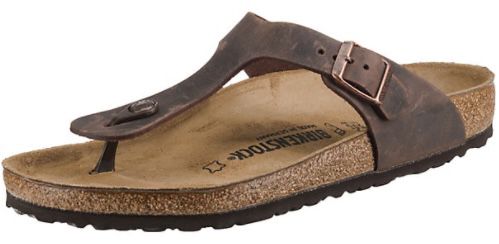 Birkenstock Gizeh Damen Zehentrenner aus Nubukleder (geölt) ab 33,99€ (statt 64€)