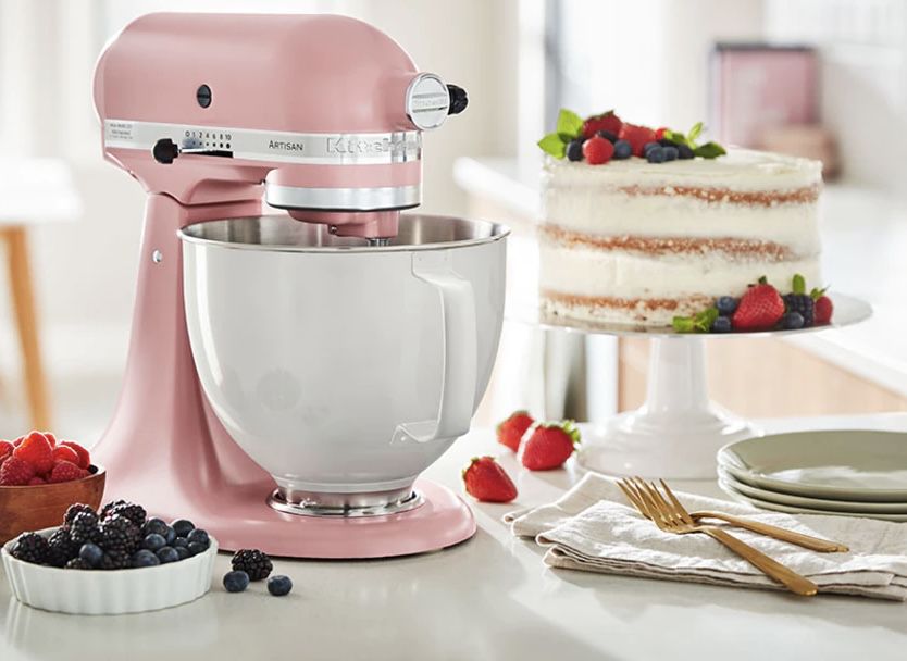 KitchenAid Limited Edition Rose White mit Profi Frischhaltedeckel für 549€ (statt 650€)