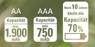 🔋 8er Pack Panasonic eneloop AAA Micro Akkus mit je 800mAh für 15,12€ (statt 20€)