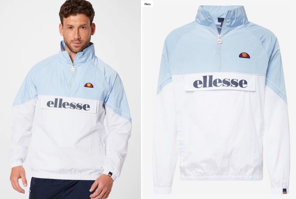 ellesse Herren Übergangsjacke in Kobaltblau für 44,90€ (statt 65€)