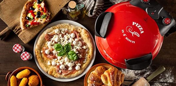 Ariete 909 Pizzaofen bis max. 400°C für 73€ (statt 86€)