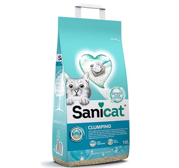 5x 10 Liter Sanicat Clumping+ Marsella Soap Katzenstreu für 26,21€ (statt 40€)