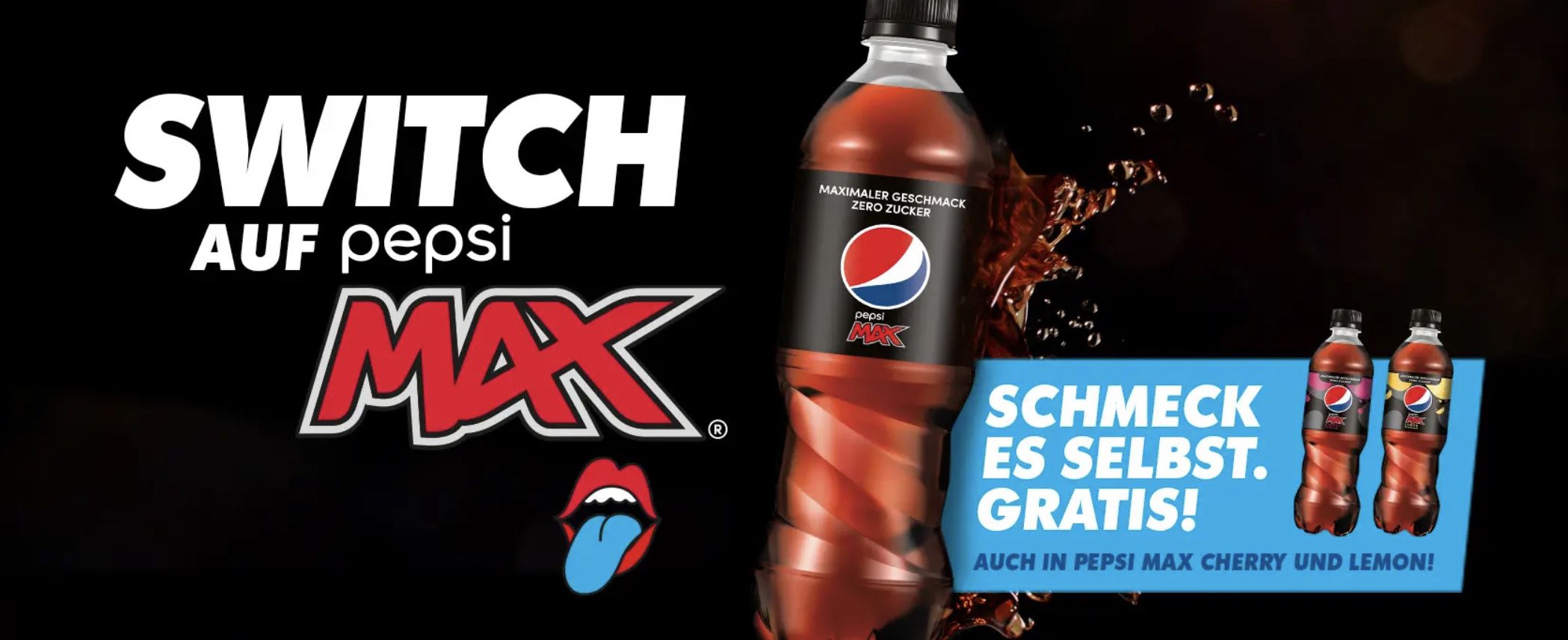 Pepsi Max Lemon oder Cherry (0,5l) 3x gratis über Couponplatz