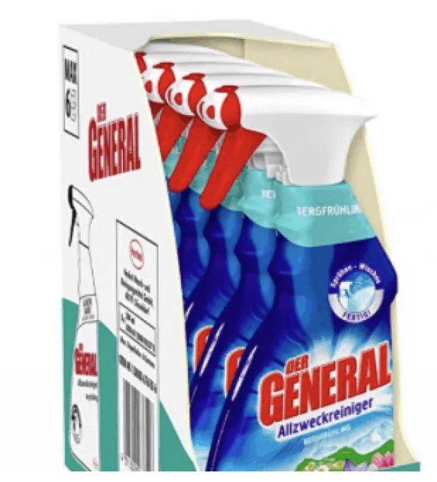 Der General Küchenreiniger 5er Pack (5 x 500 ml) ab 4,99€ statt 10€