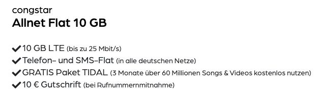 Apple AirPods Max für 79€ + Telekom Allnet Flat von Congstar mit 10GB LTE für 22€ mtl.