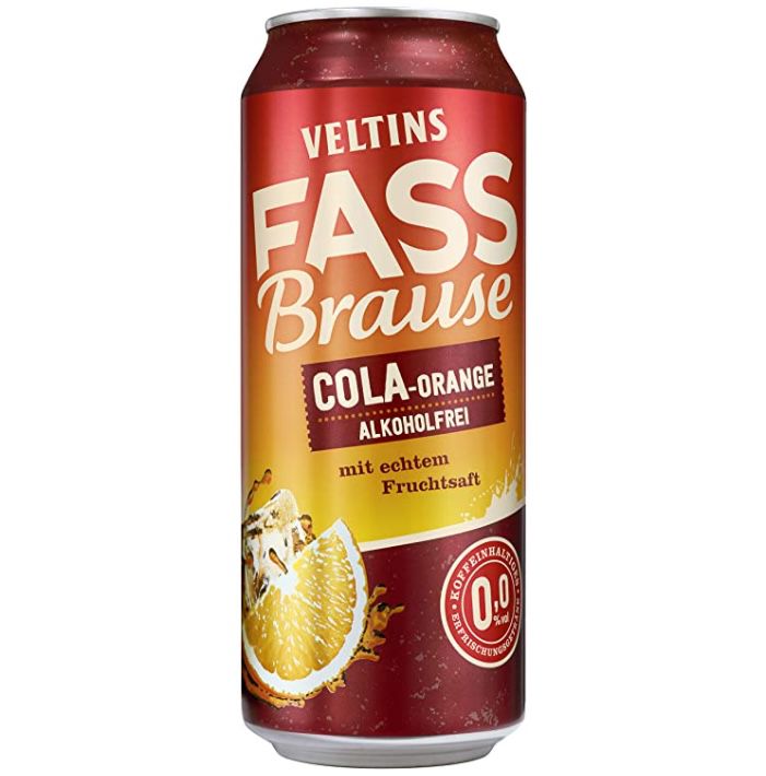 24x Veltins Fassbrause Cola Orange für 17,76€ (statt 24€)