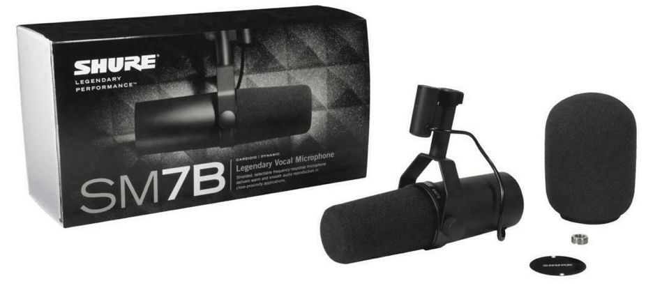 Shure SM7B Dynamisches Mikrofon für Broadcast, Podcast & Recording für 279,20€ (statt 348€)