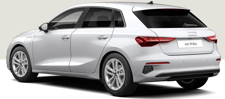 Privat (Eroberung): Audi A3 Sportback 40 TFSIe S tronic mit 204 PS in Weiß für 169€ mtl.   LF 0.38