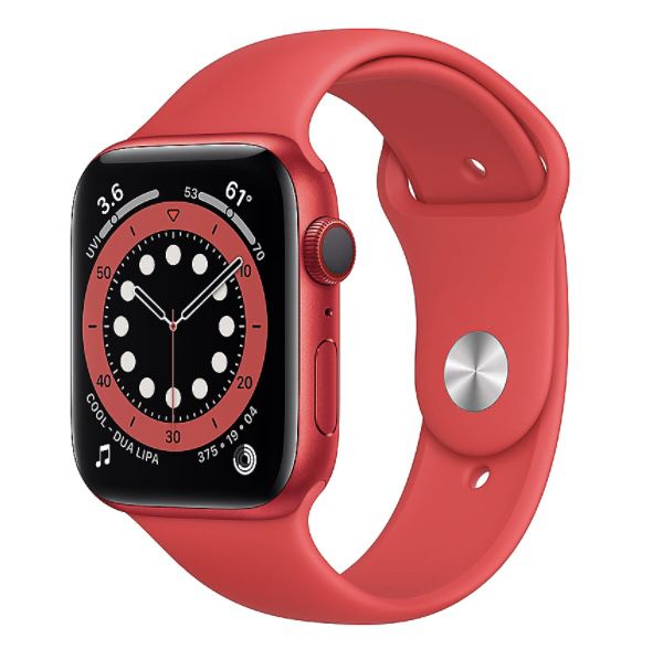 Apple Watch Series 6 (GPS + LTE) mit 44mm in Rot für 384,99€ (statt 431€)
